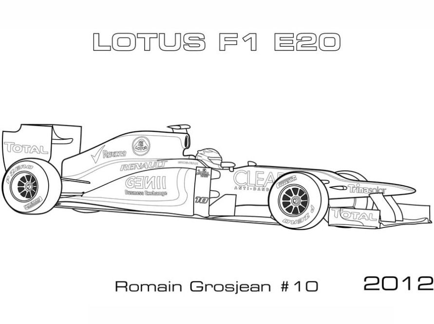 1975 Brabham Bt44 Kleurplaat