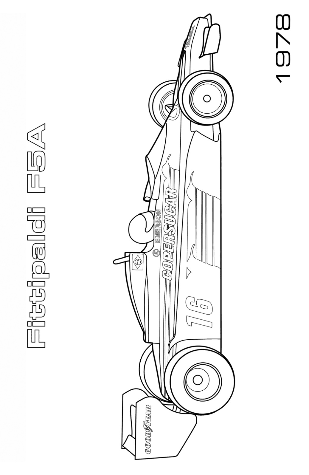 1994 Footwork Fa15 Kleurplaat