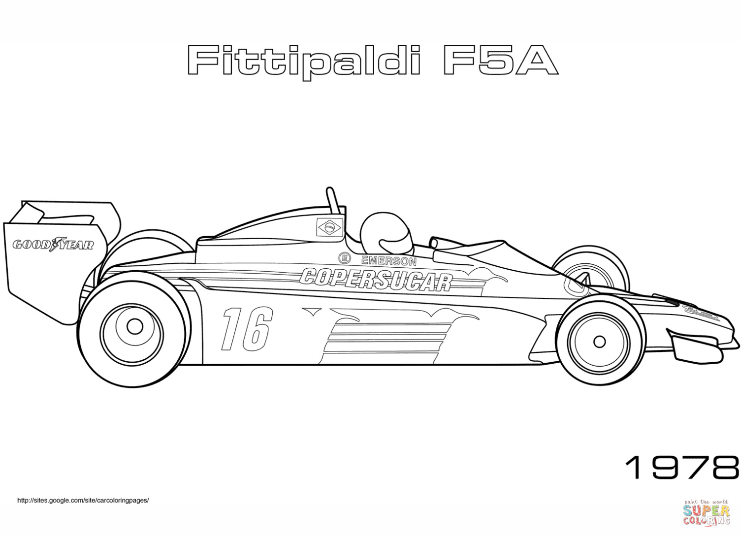 1994 Footwork Fa15 Kleurplaat