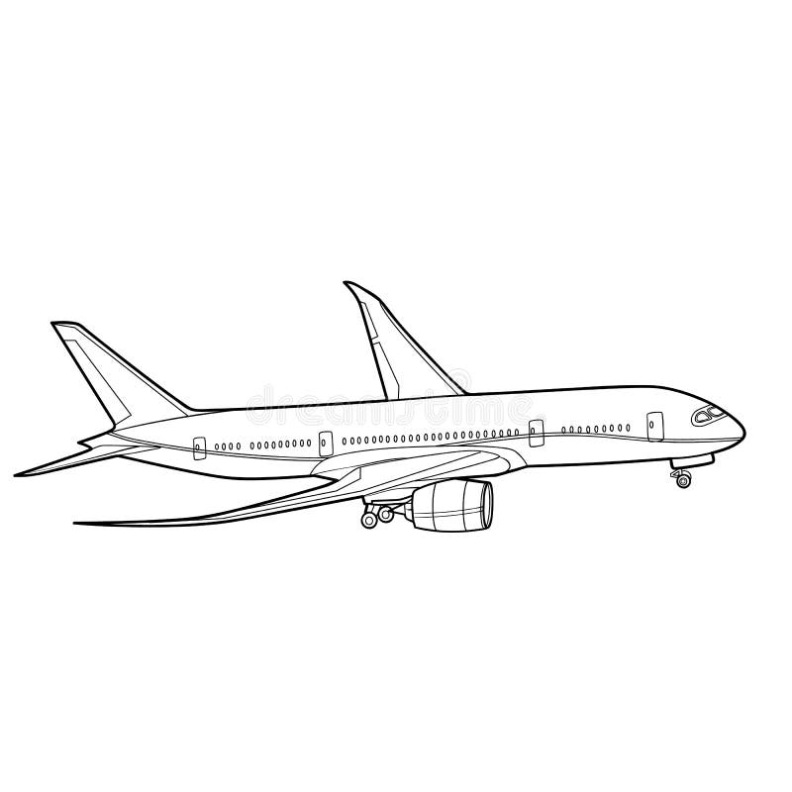 Airbus A380 Kleurplaat