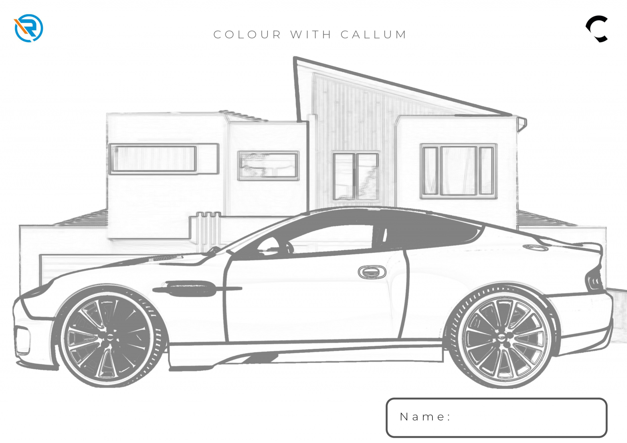 Aston Martin V12 Vanquish Kleurplaat