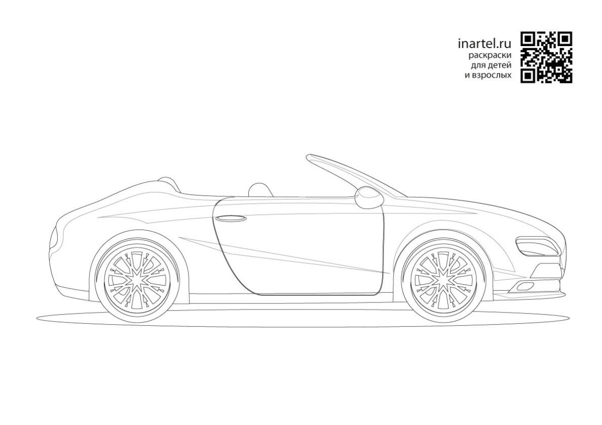 Audi Kleurplaat R7