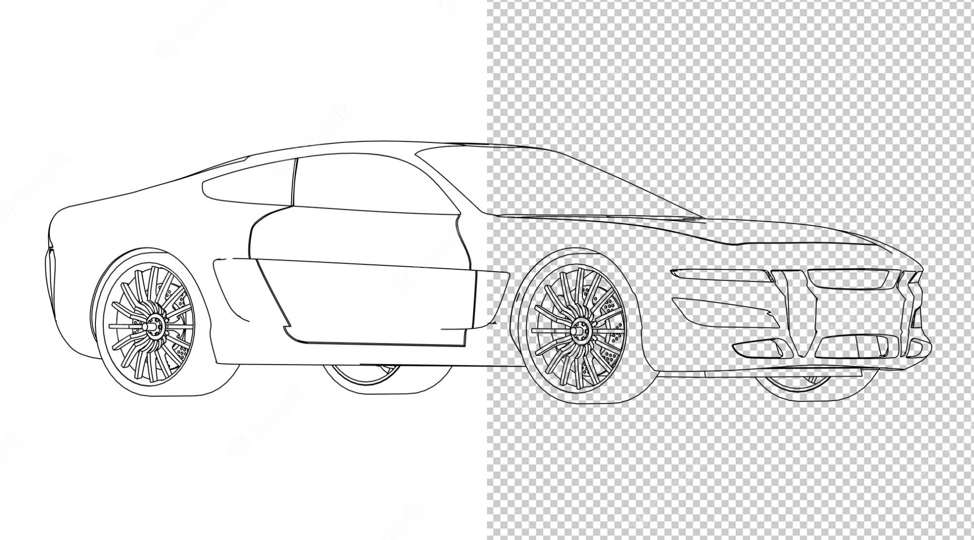 Audi Kleurplaat R7