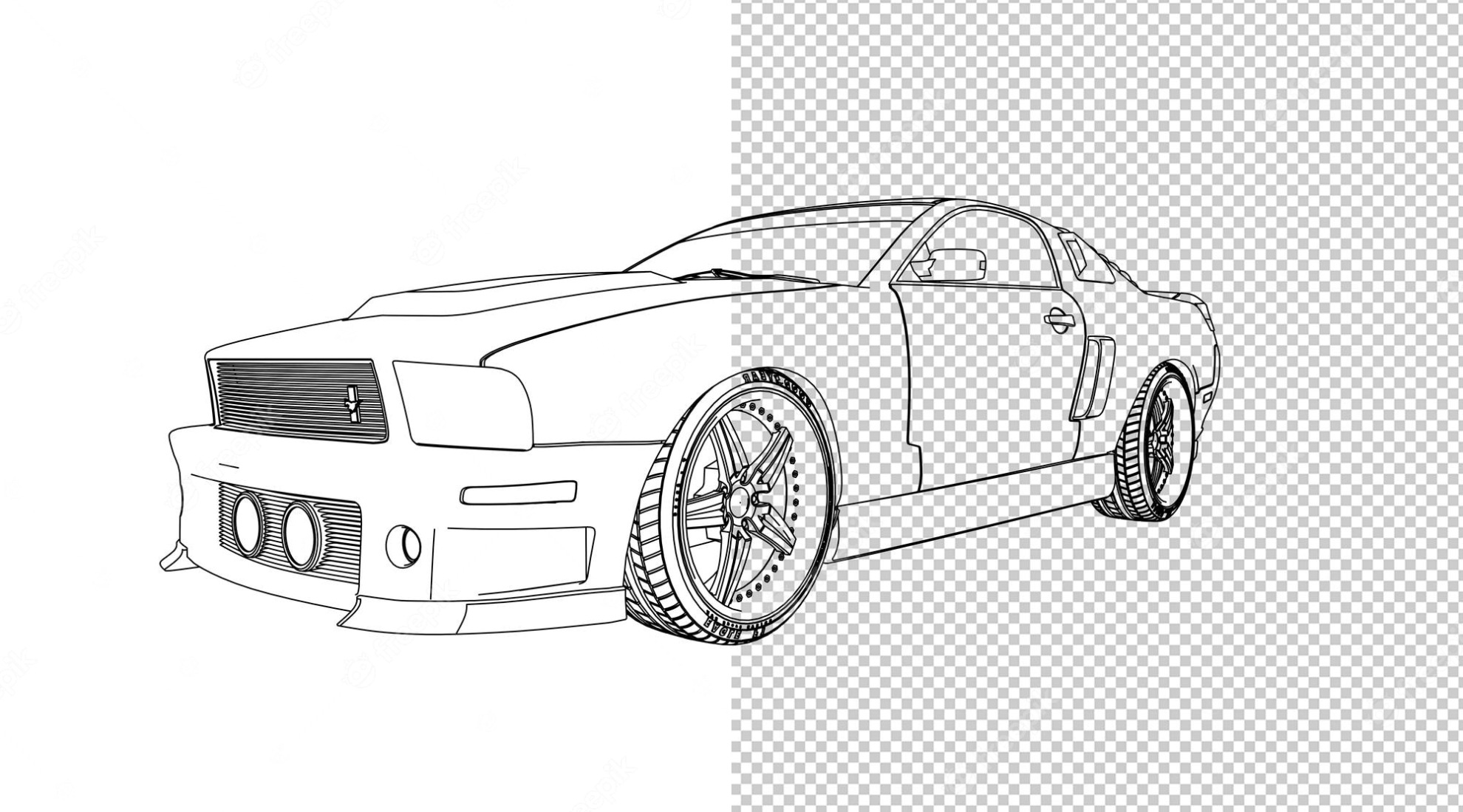 Audi Kleurplaat R7
