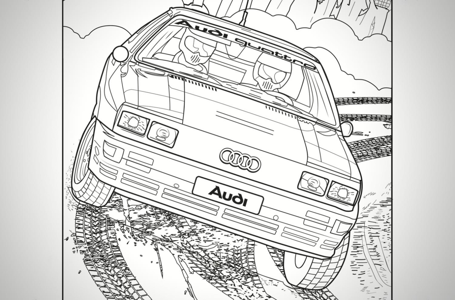 Audi S7 Kleurplaten