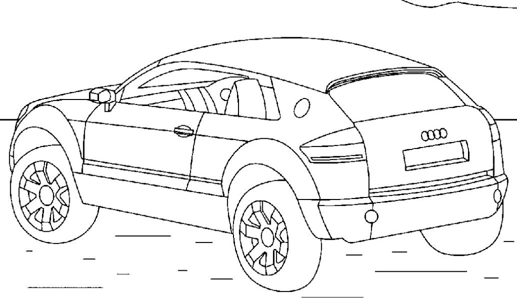 Auto Kleurplaat Audi