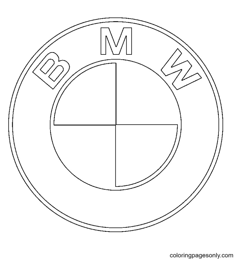 Bmw Logo Kleurplaat