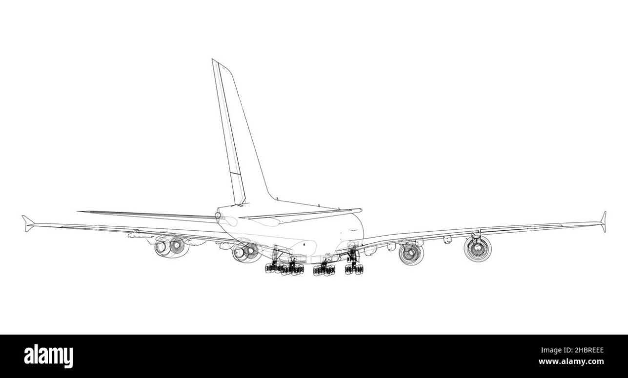 Boeing 747 British Airways Kleurplaat