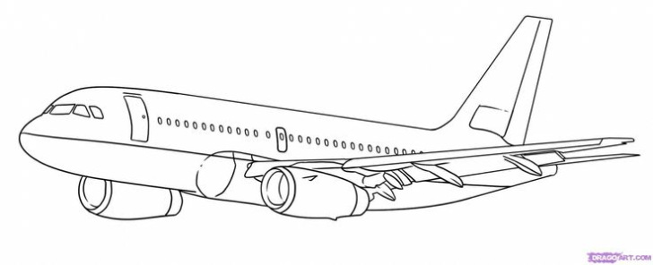Boeing 787 Dreamliner Kleurplaat