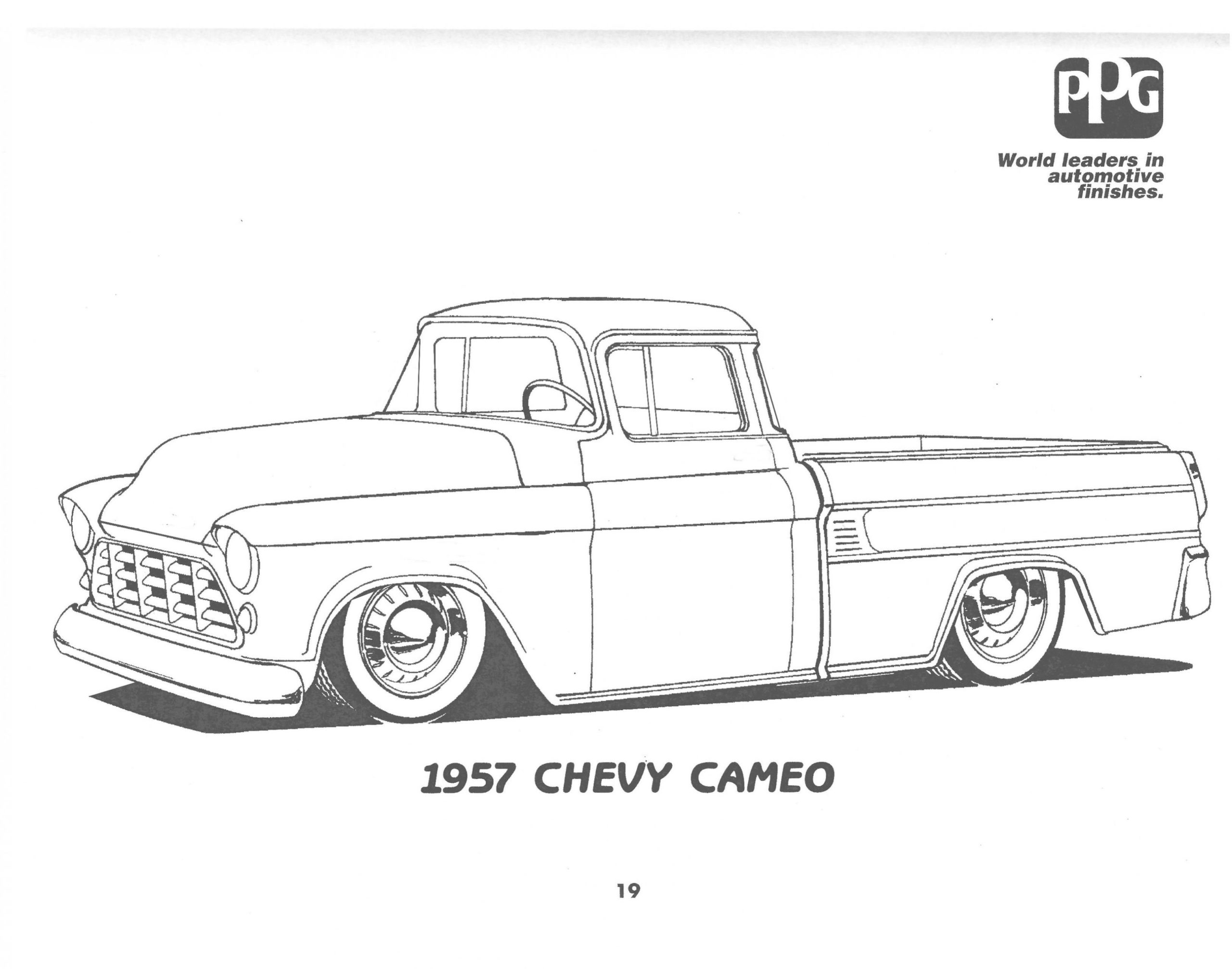 Chevy Coupe Hot Rod Kleurplaat