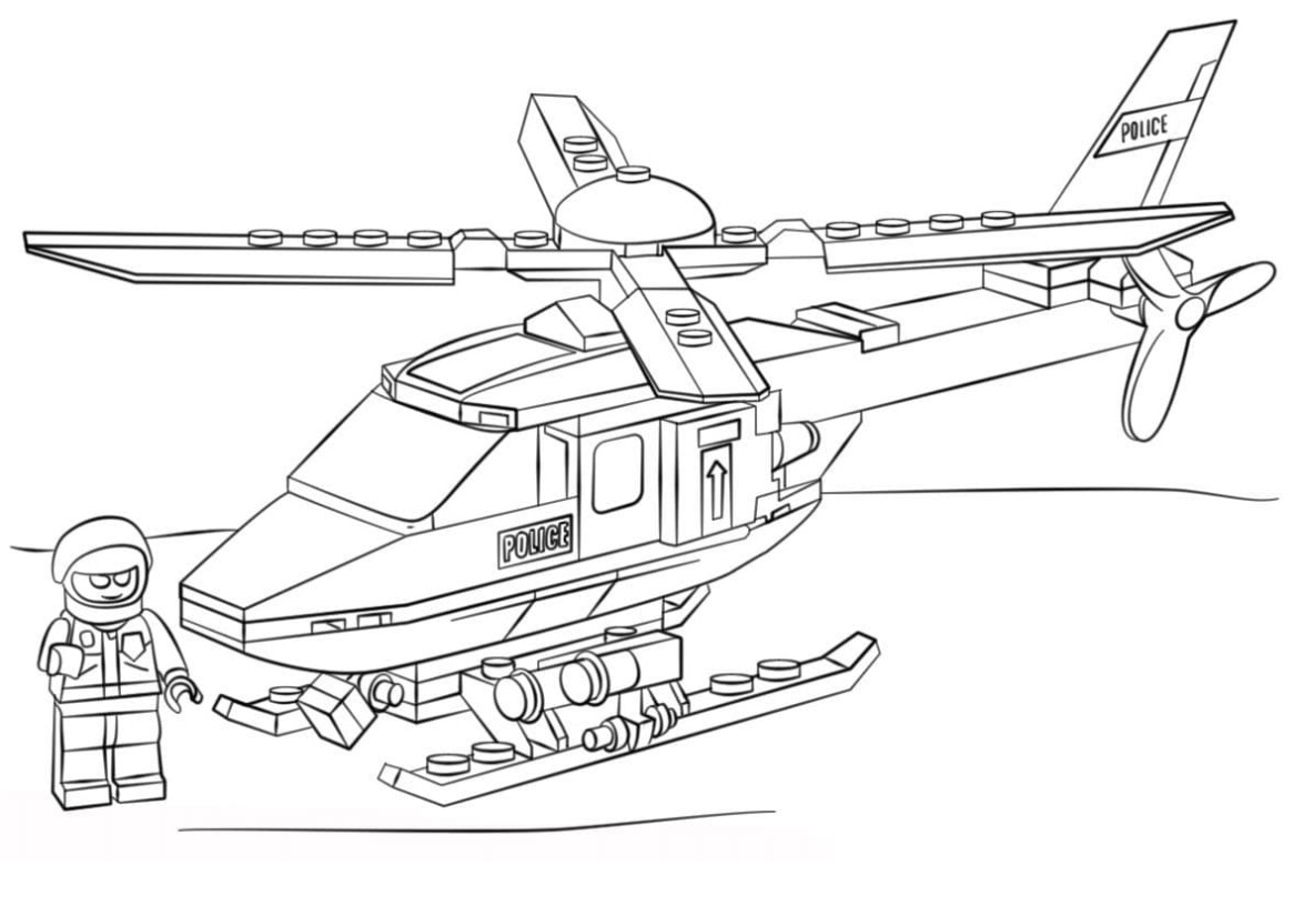Chinook Helikopter Kleurplaat