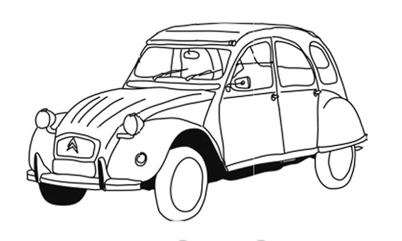 Citroën Berlingo Kleurplaat
