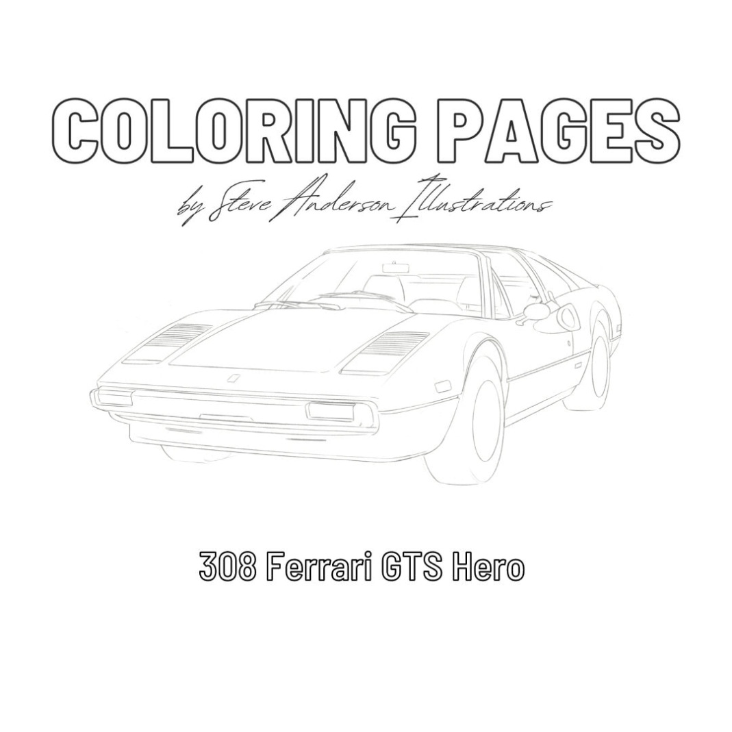 Ferrari 812 Kleurplaat