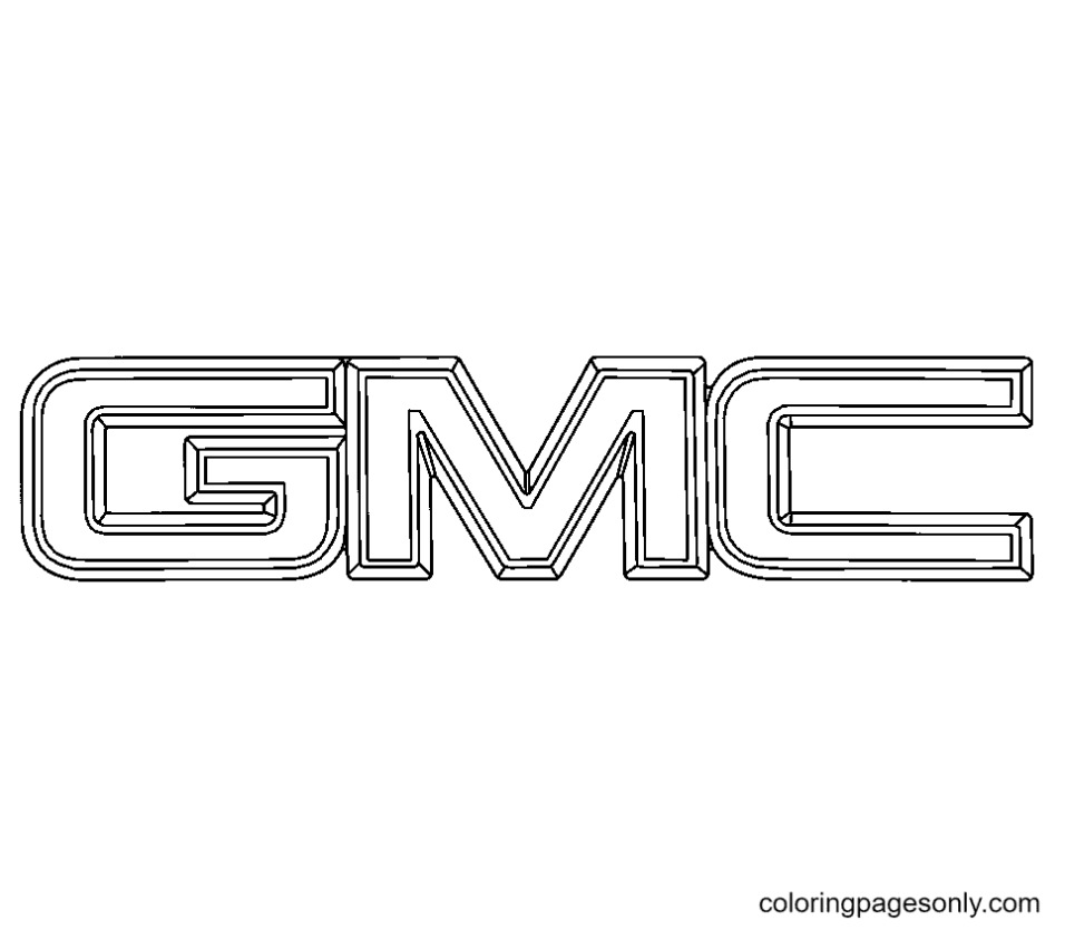 Gmc Logo Kleurplaat