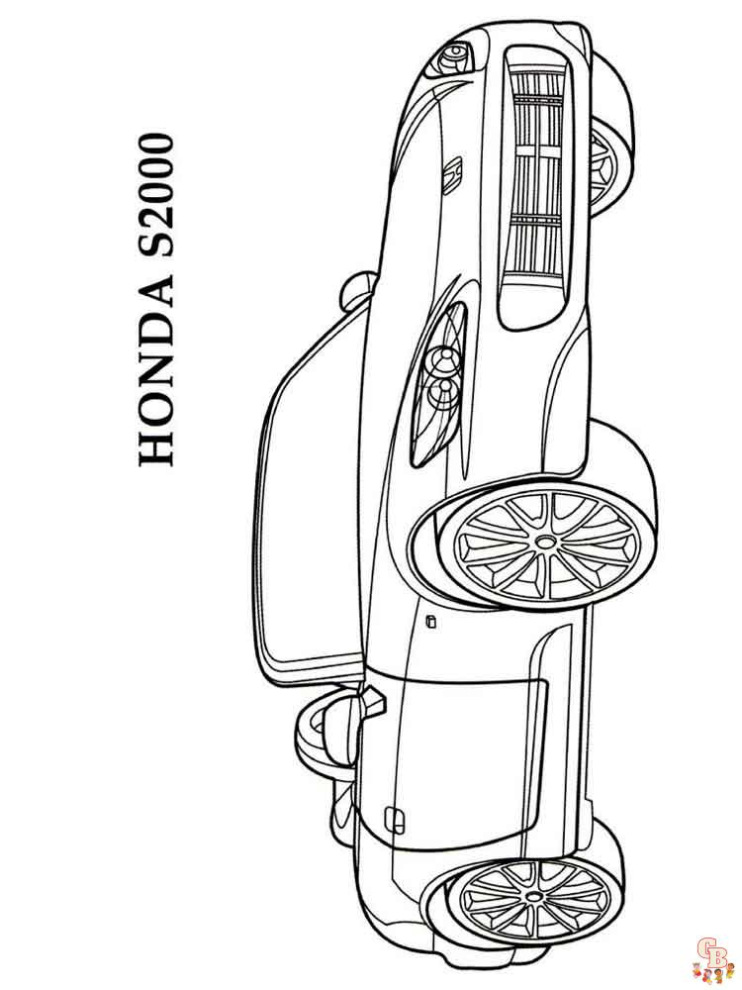 Honda Pilot Kleurplaat