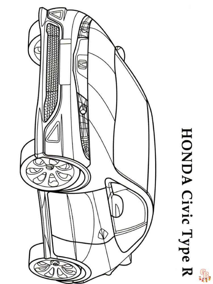 Honda Ridgeline Kleurplaat