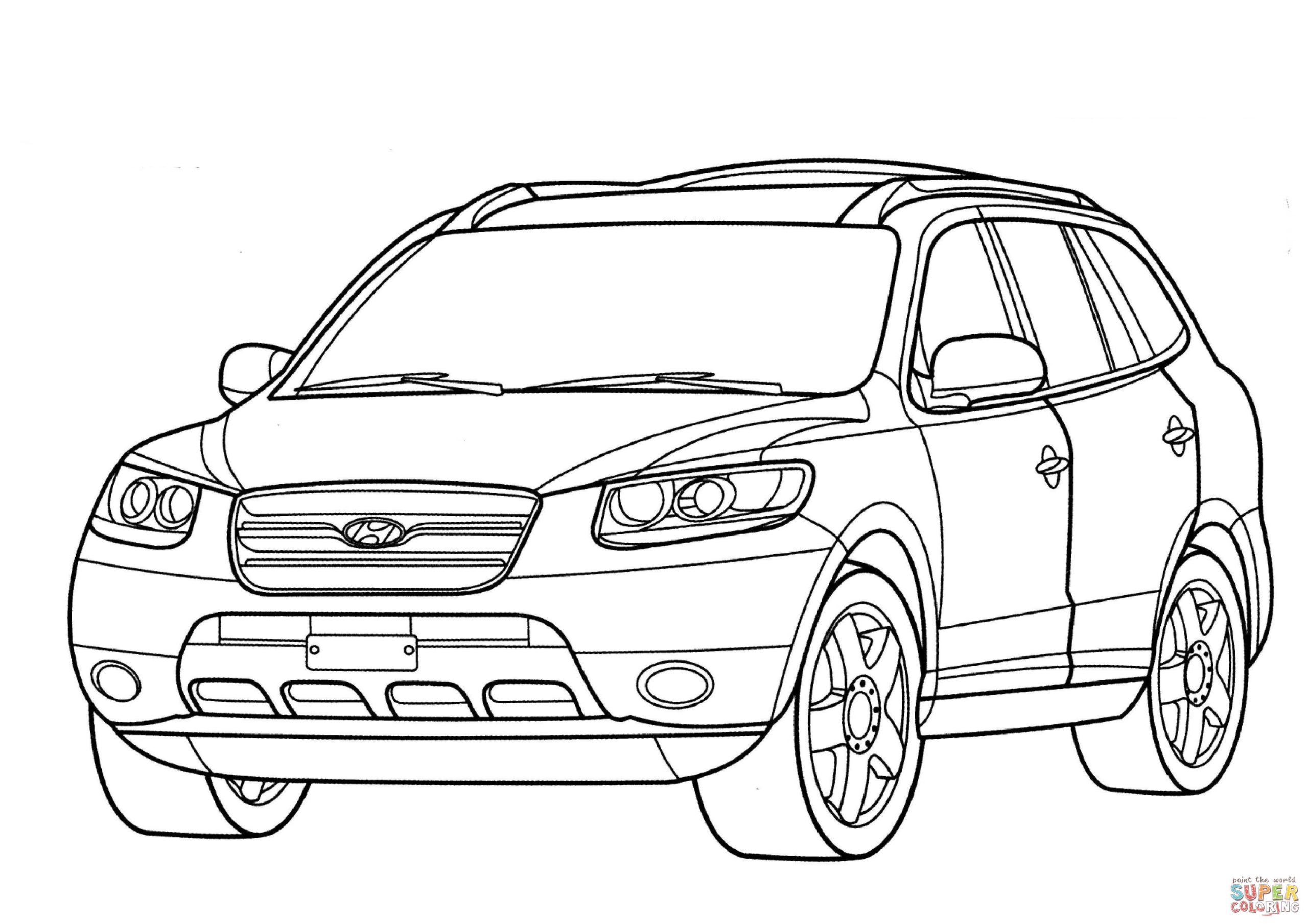 Hyundai Terracan Kleurplaat