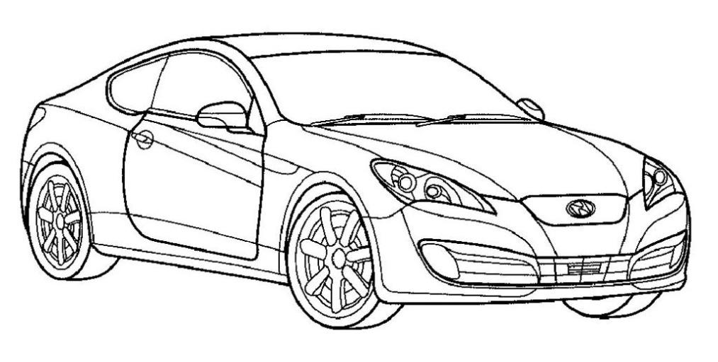 Hyundai Verna Kleurplaat
