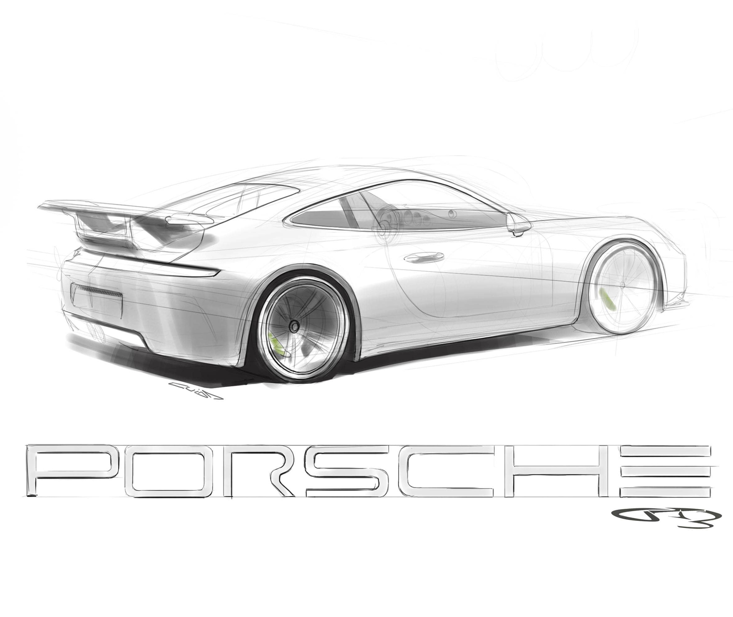 Kleurplaat Porsche Panamera