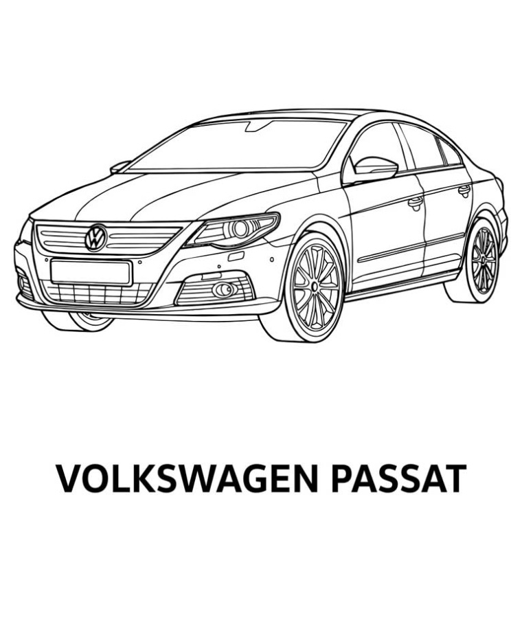 Kleurplaat Volkswagen Voor Volwassenen