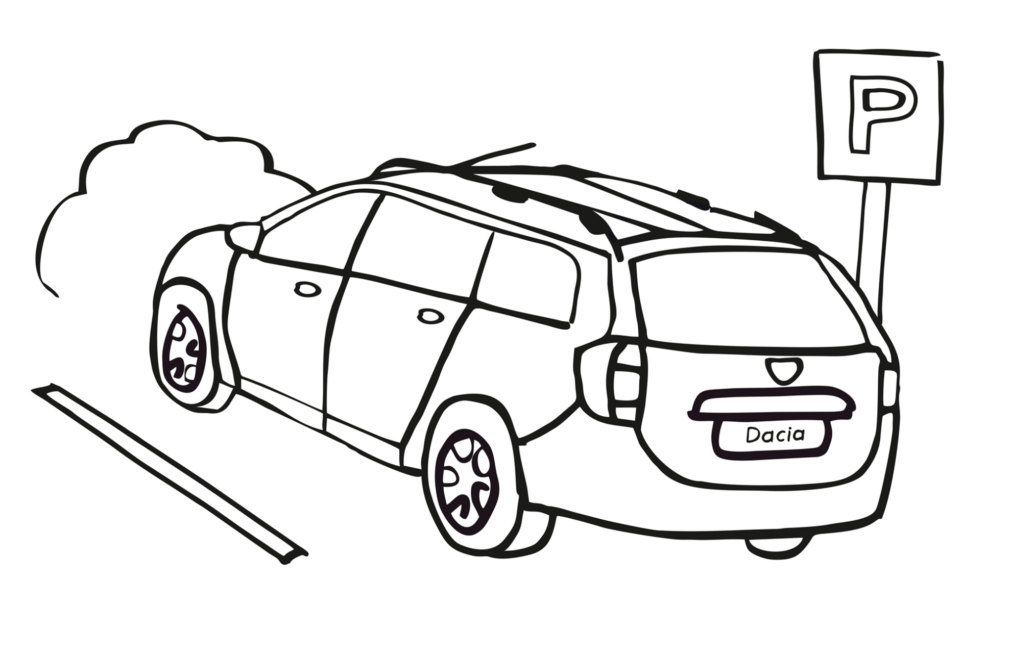 Lada Niva Kleurplaat