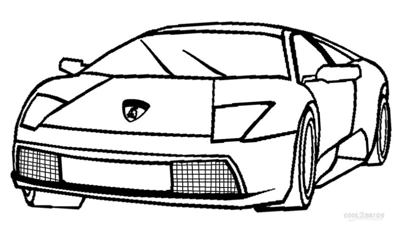 Lamborghini Gallardo Kleurplaat