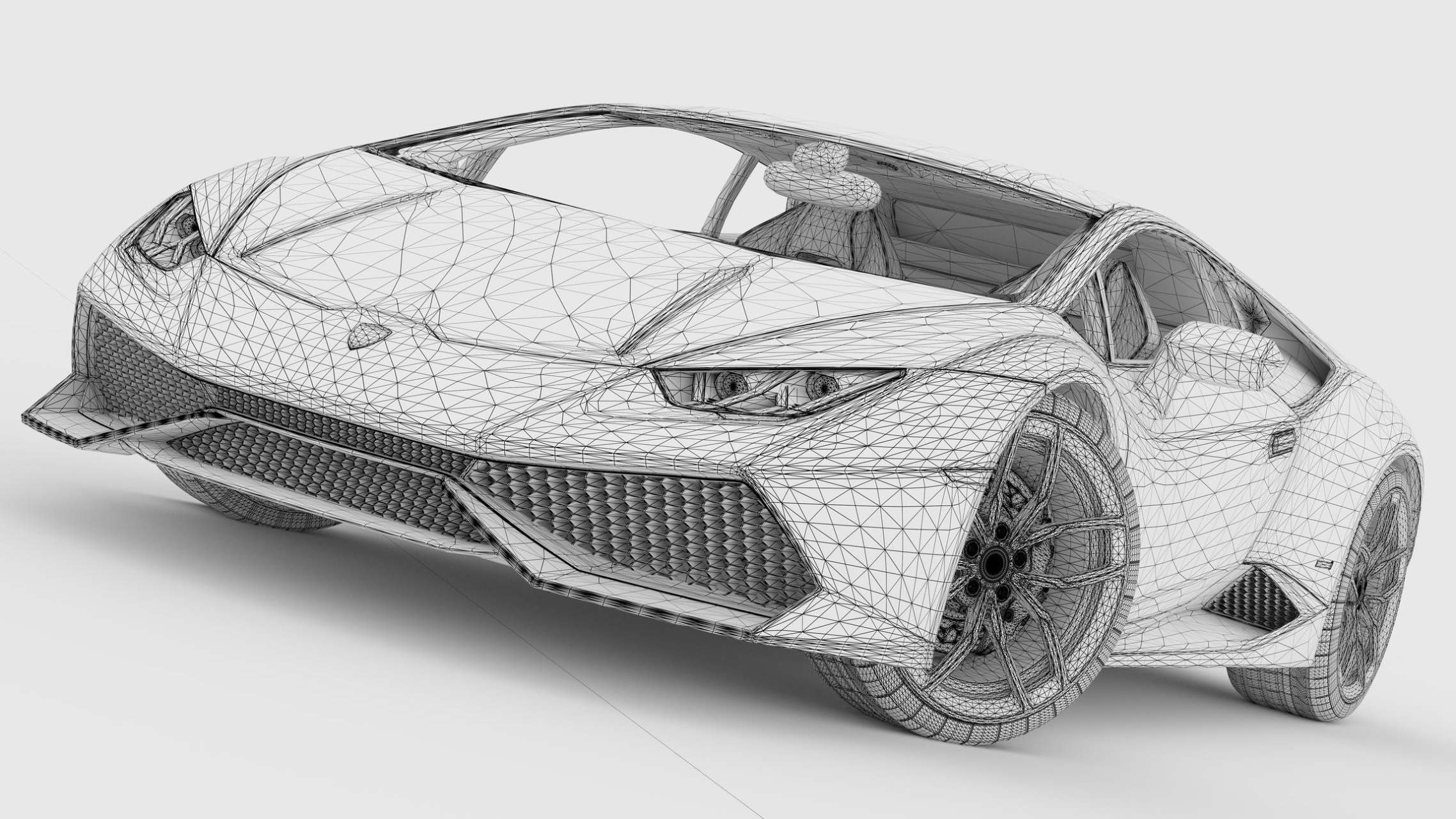 Lamborghini Huracan Performante Kleurplaat