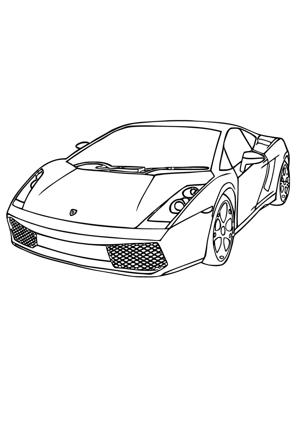 Lamborghini Reventon Kleurplaat