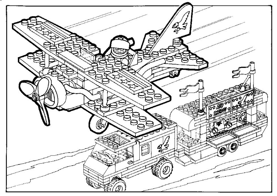 Lego Vliegveld Kleurplaat