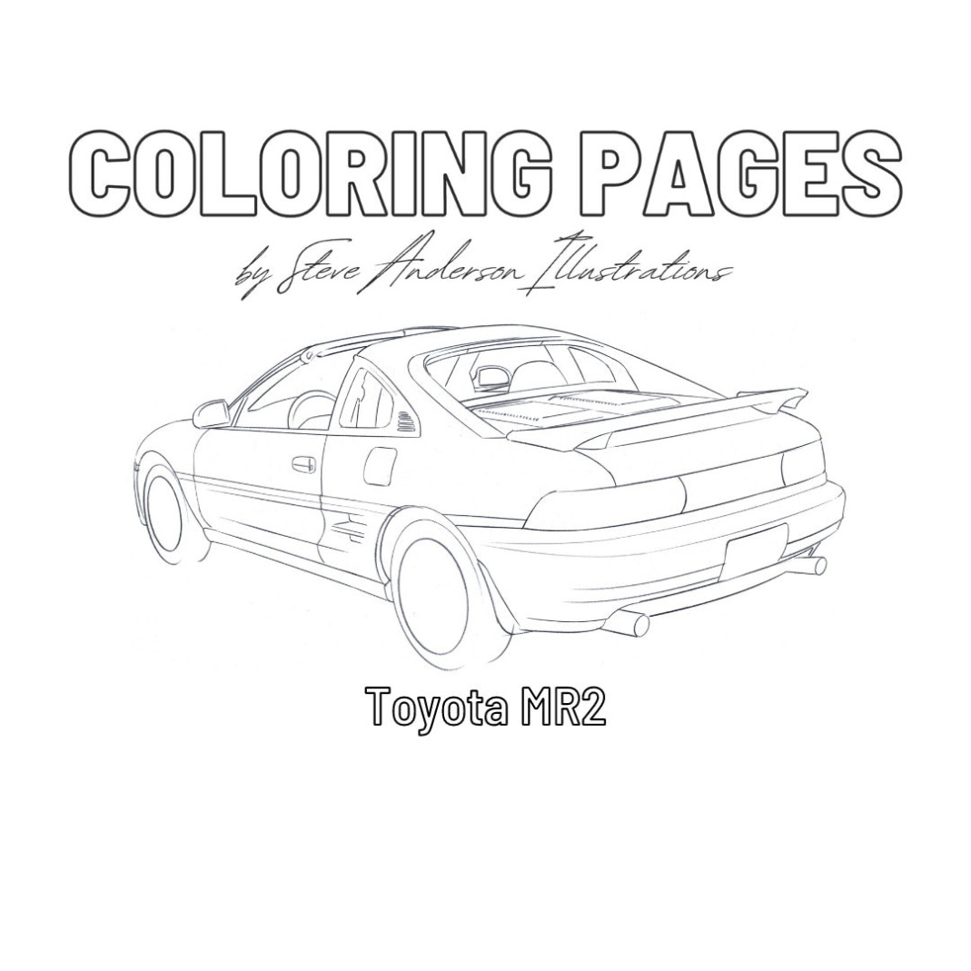 Mazda 2 Kleurplaat