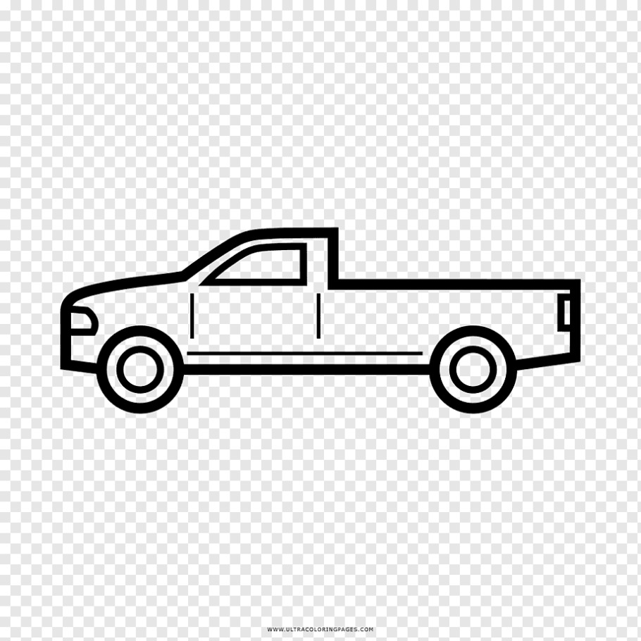 Mazda B-series Pickup Truck Kleurplaat