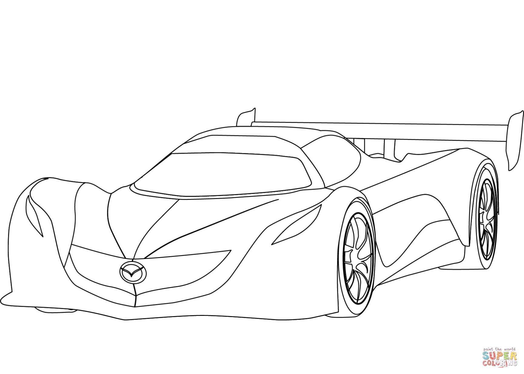 Mazda Furai Kleurplaat