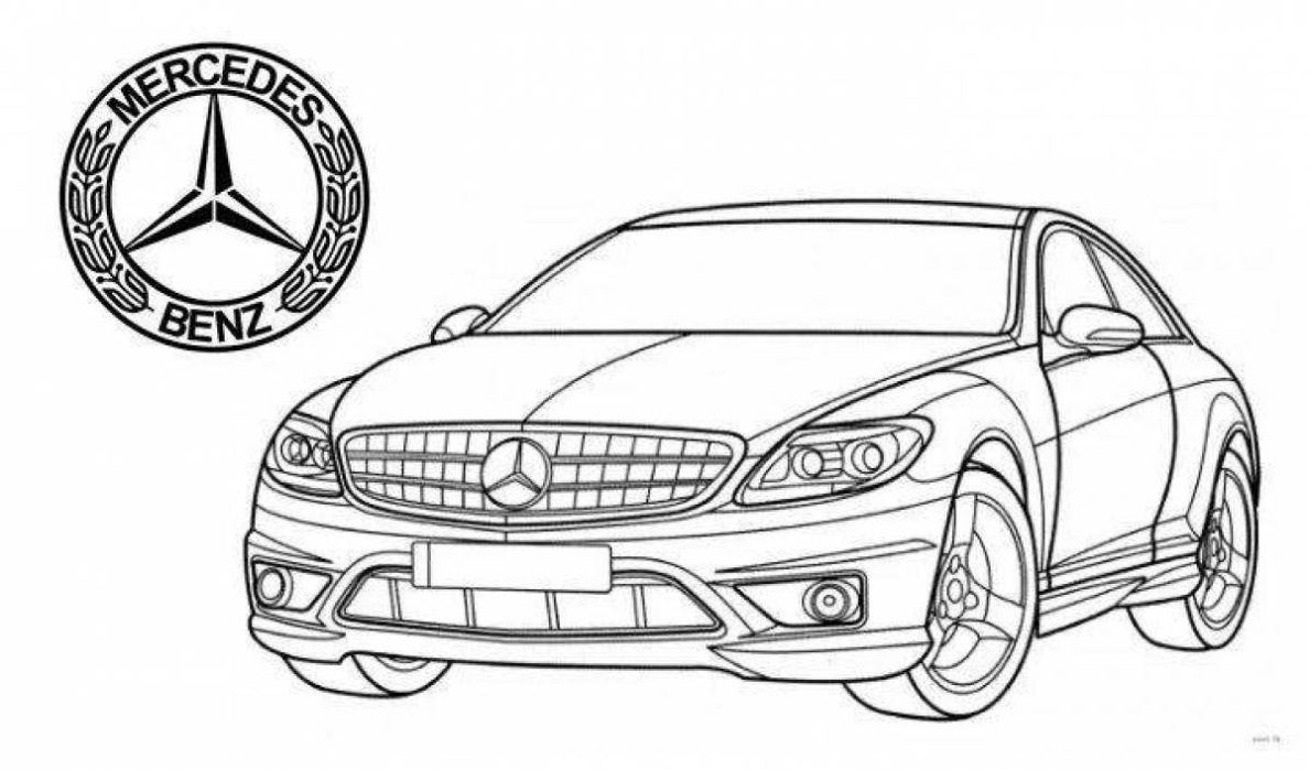 Mercedes-benz Cl-klasse Kleurplaat