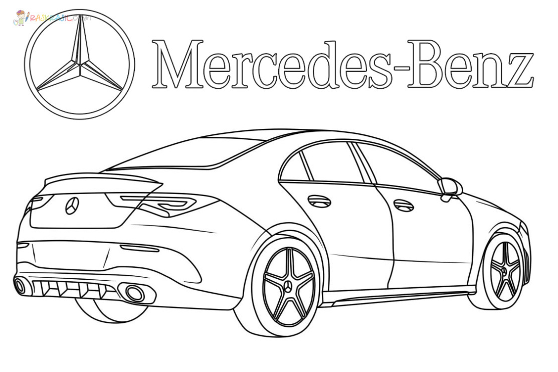 Mercedes Gl Klasse Kleurplaat