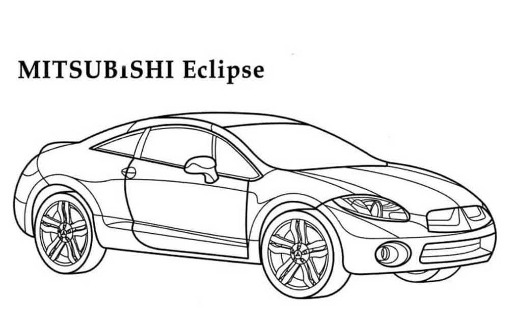 Mitsubishi Concept Zt Kleurplaat