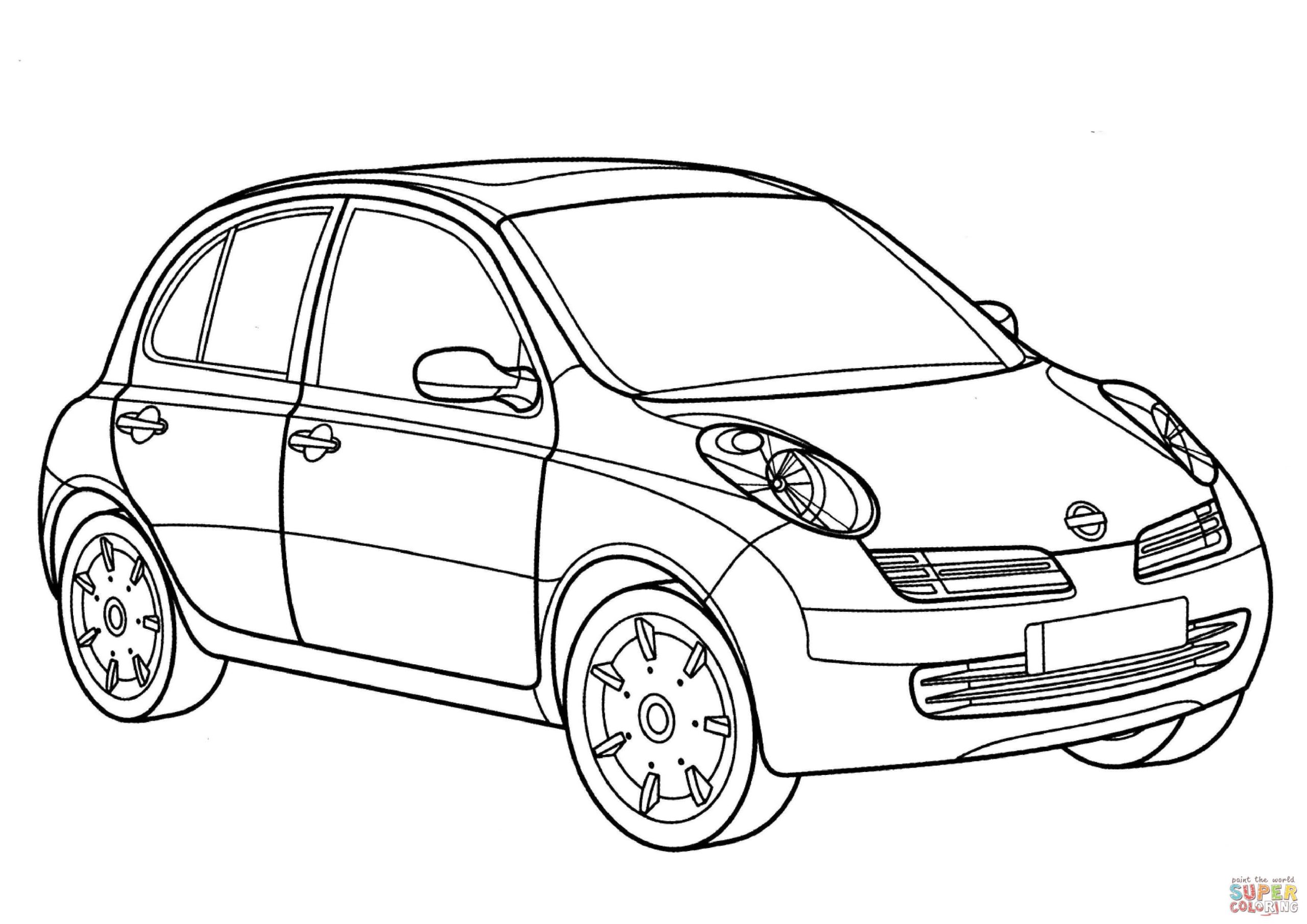 Nissan Intima Kleurplaat