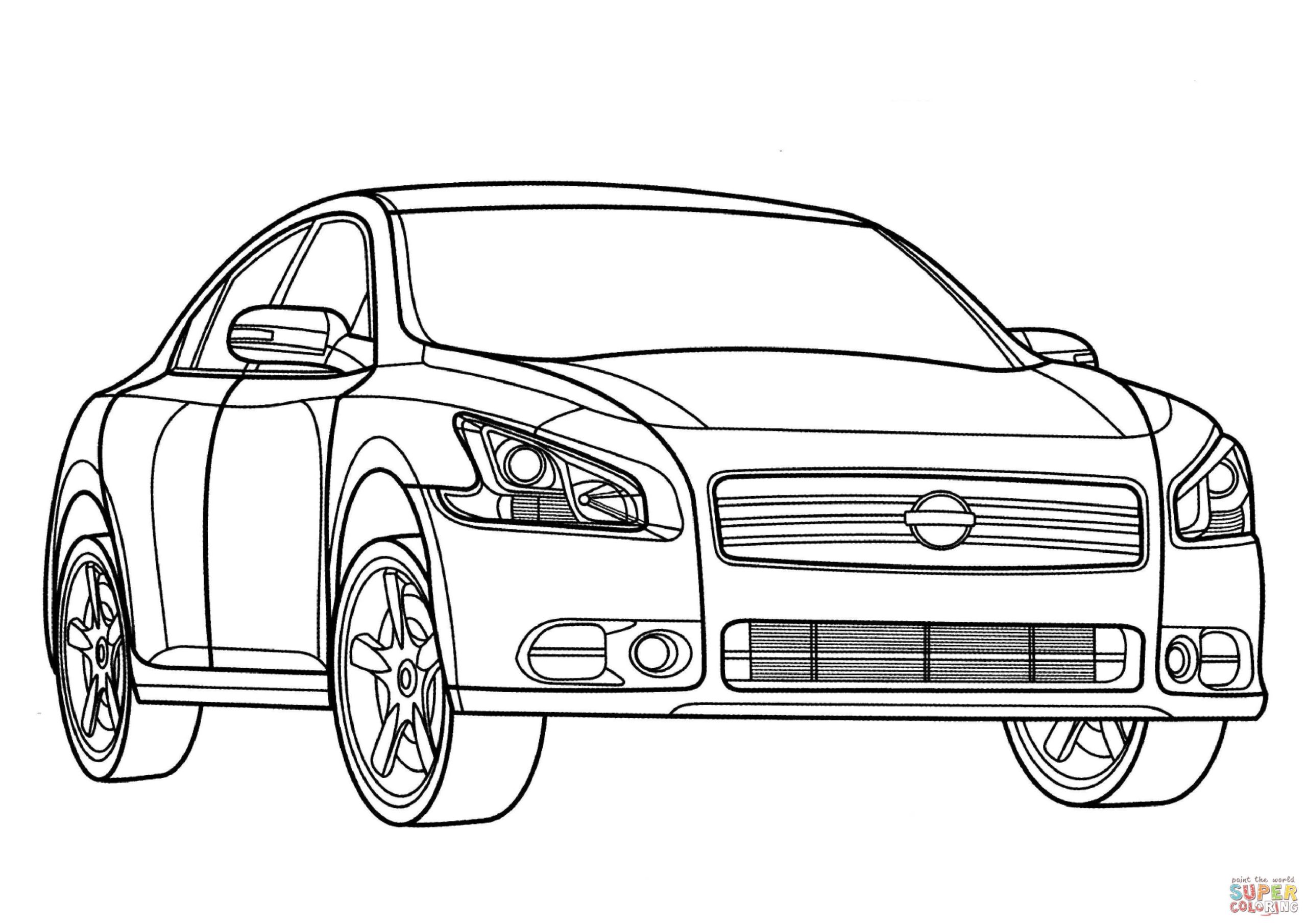 Nissan Intima Kleurplaat