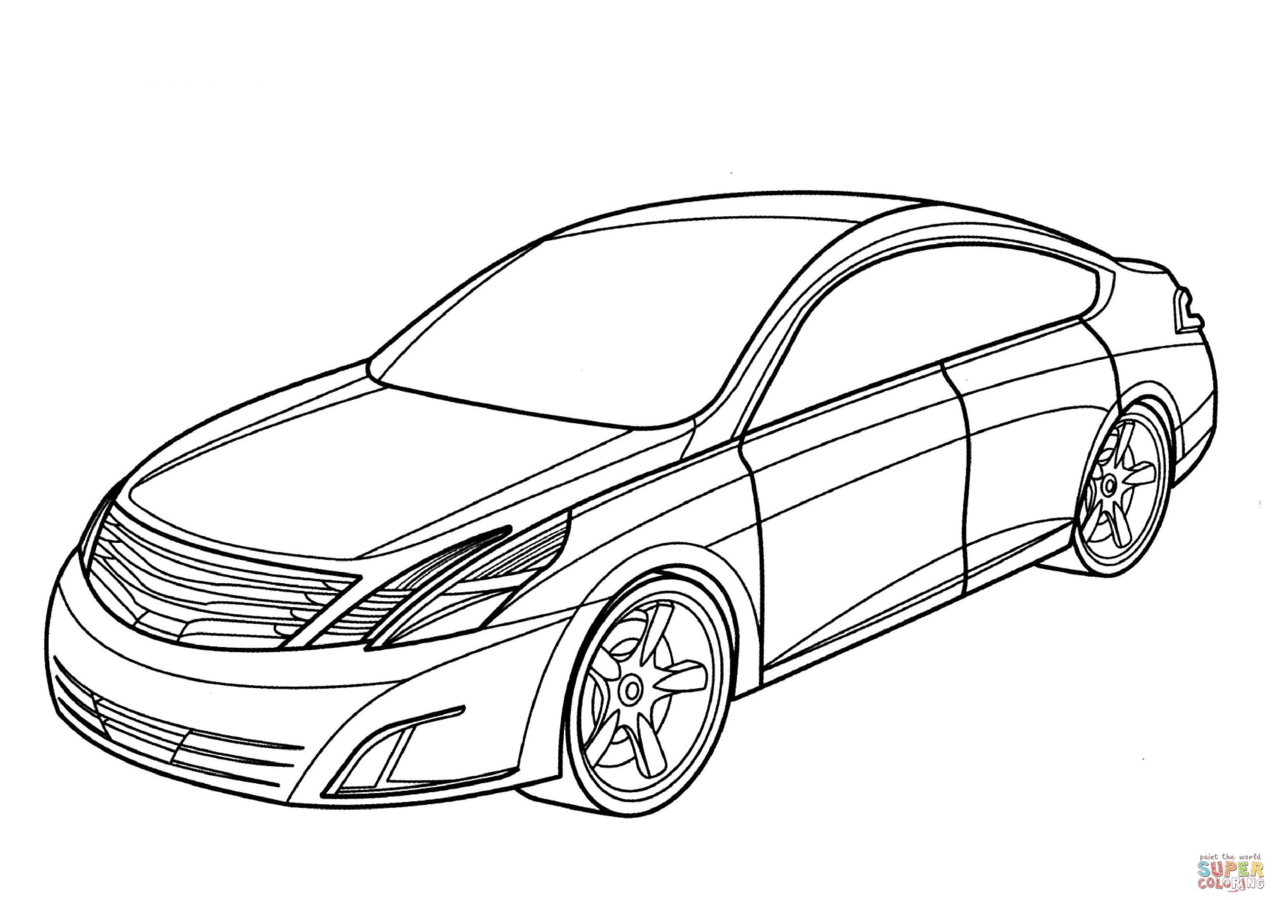 Nissan Intima Kleurplaat