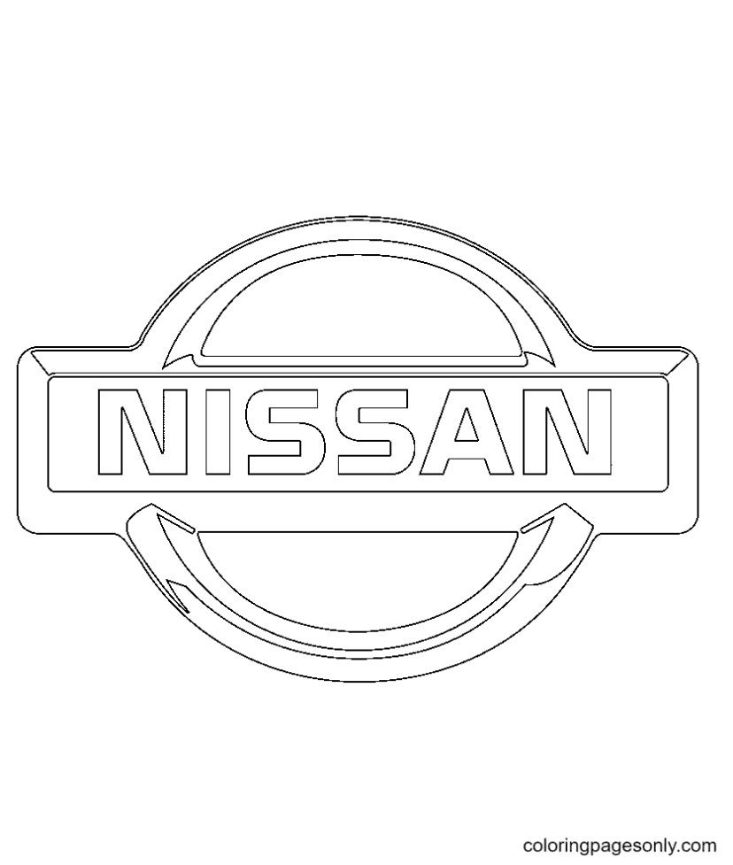 Nissan Logo Kleurplaat