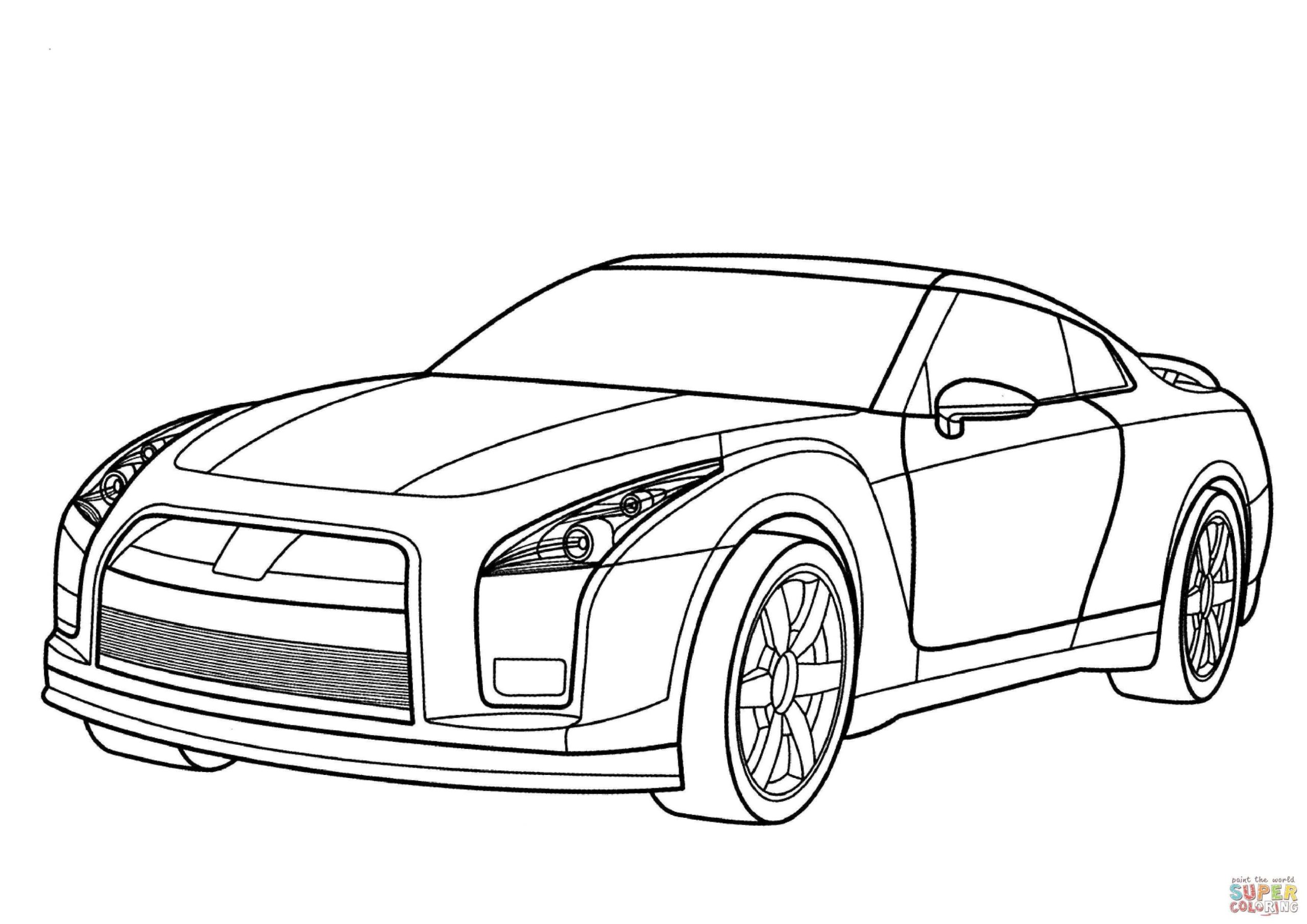 Nissan Skyline Kleurplaat