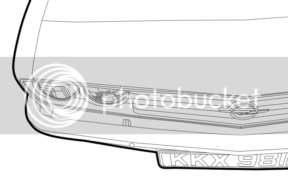 Opel Vectra Kleurplaat