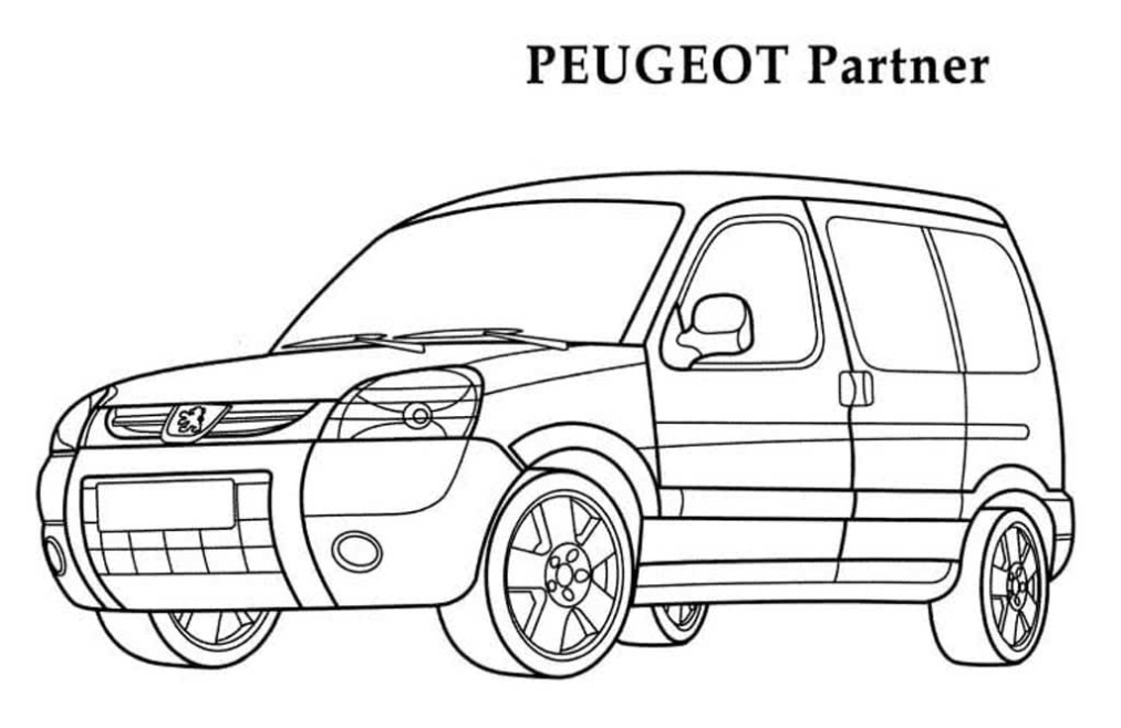 Peugeot 307 Cc Kleurplaat