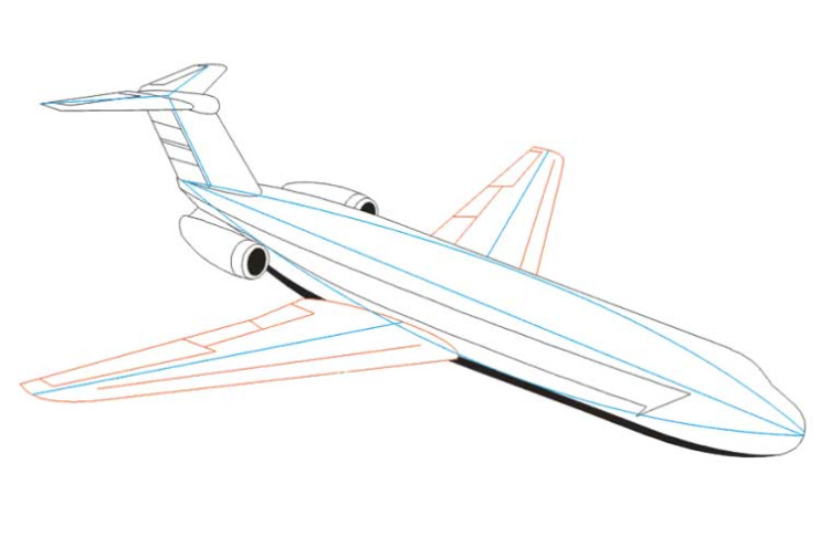 Privéjet Kleurplaat
