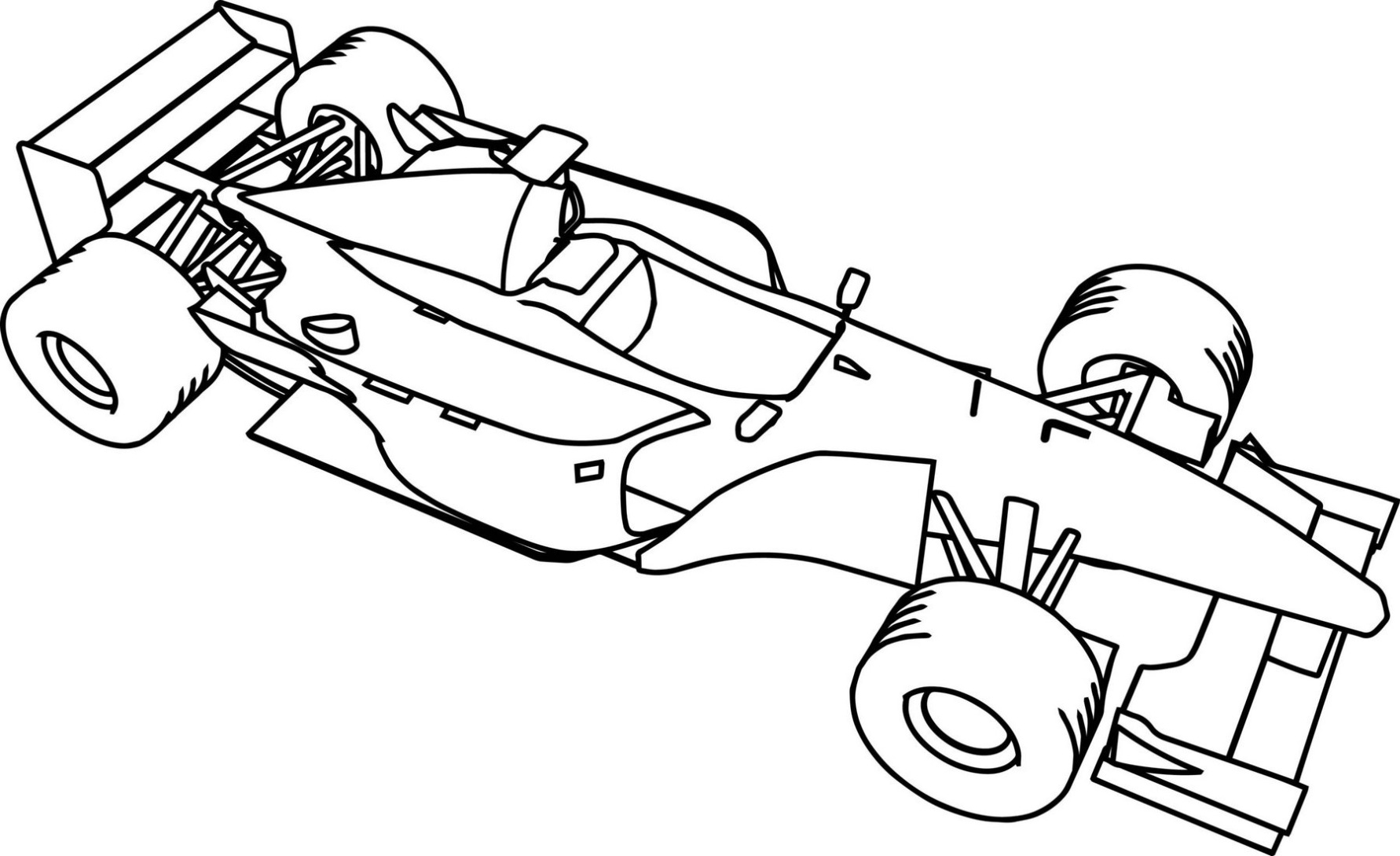 Sauber C30 formula 1 Auto Kleurplaat