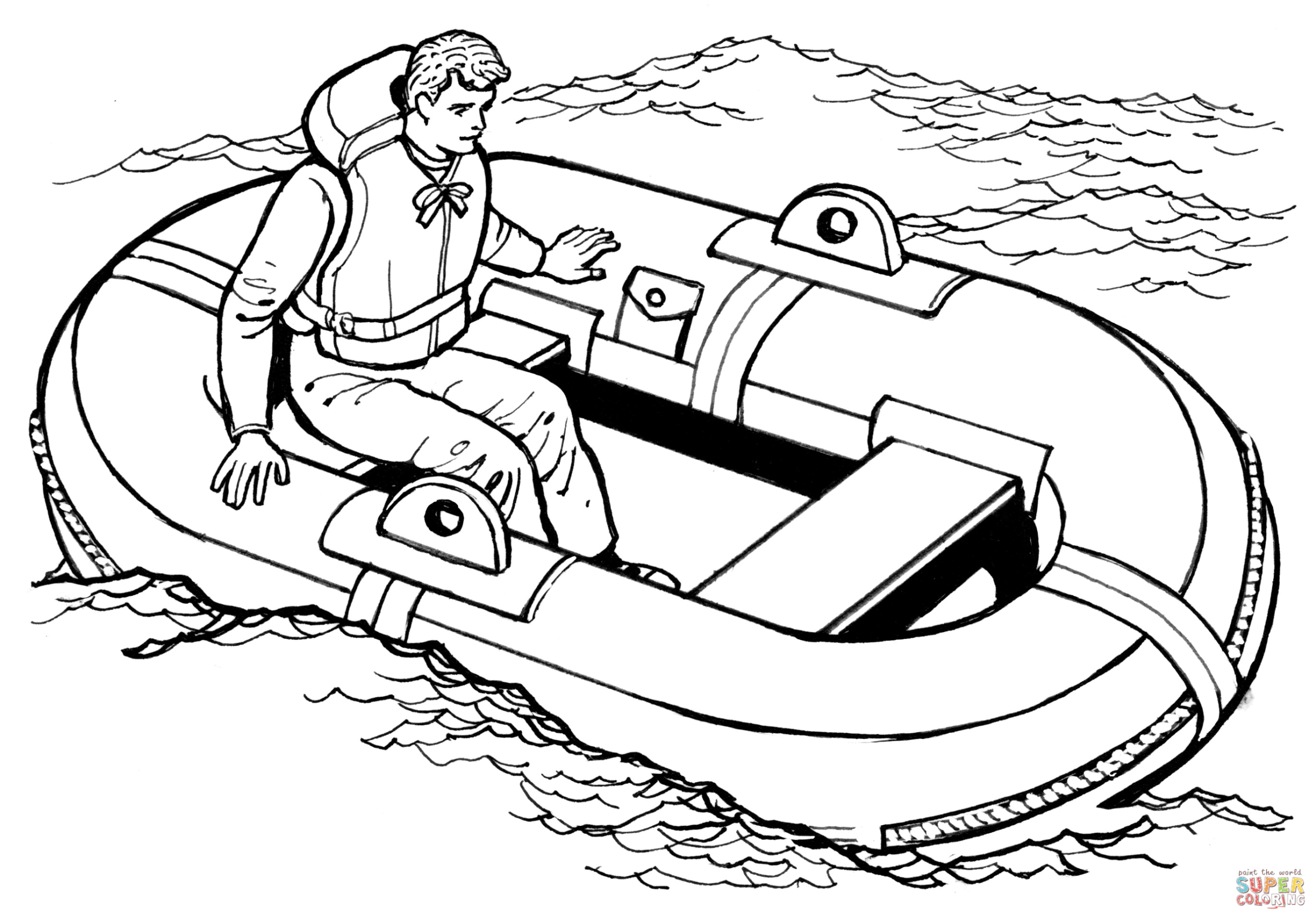 Scheepswiel Kleurplaat