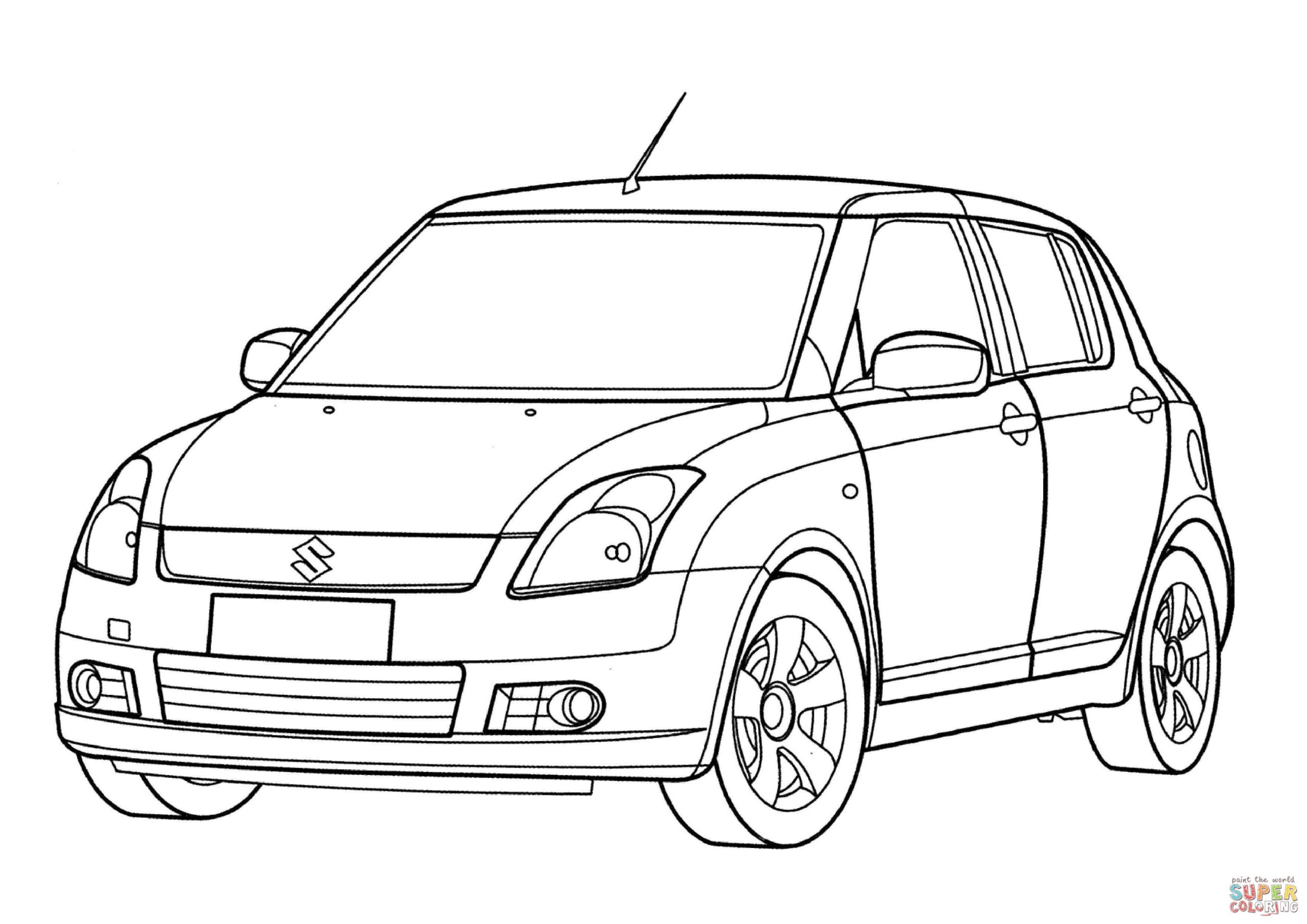 Suzuki Grand Vitara Kleurplaat