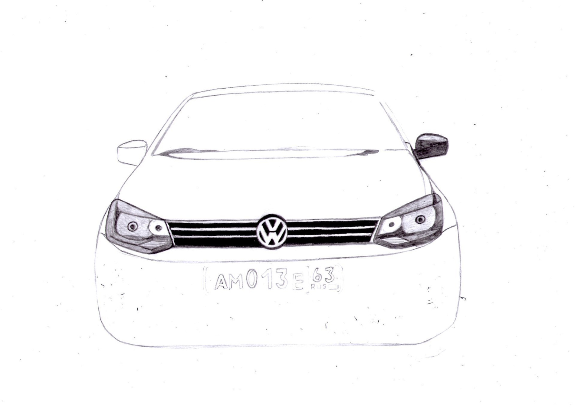 Volkswagen Polo Kleurplaat