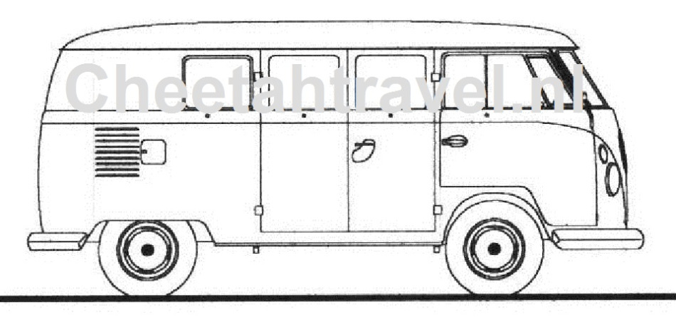 Volkswagen T1 Kleurplaat