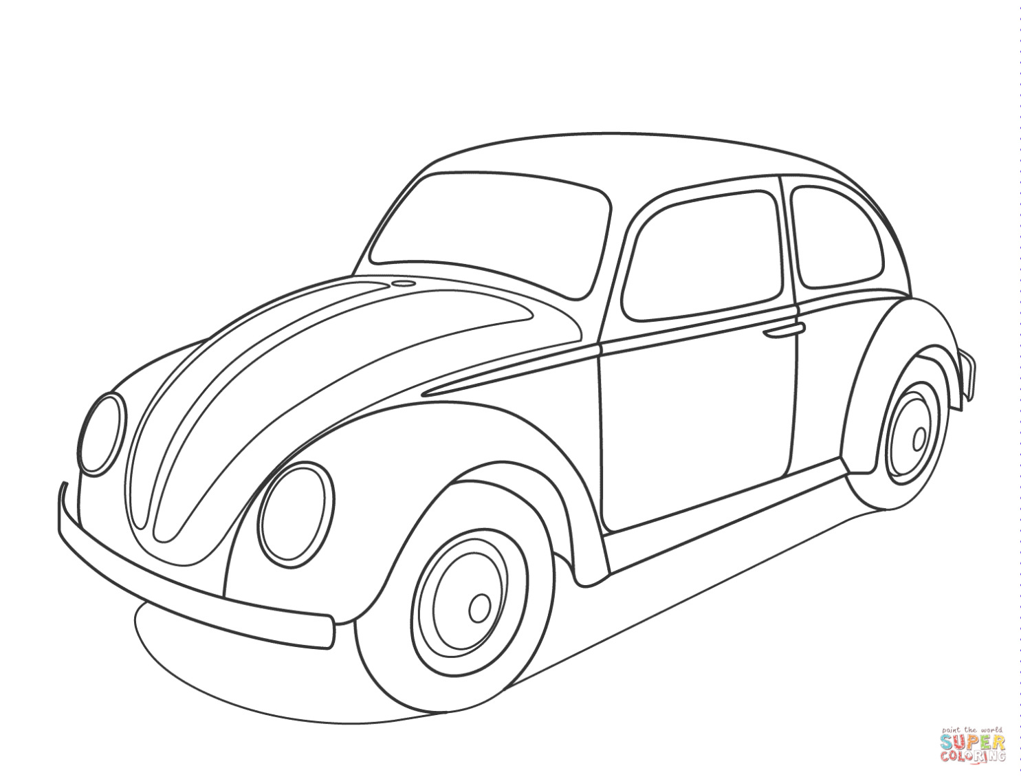 Vw Bestelwagen Kleurplaat