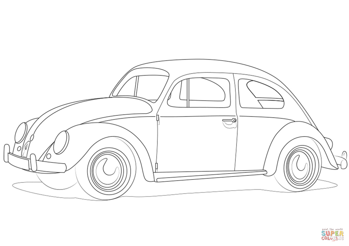 Vw Bestelwagen Kleurplaat